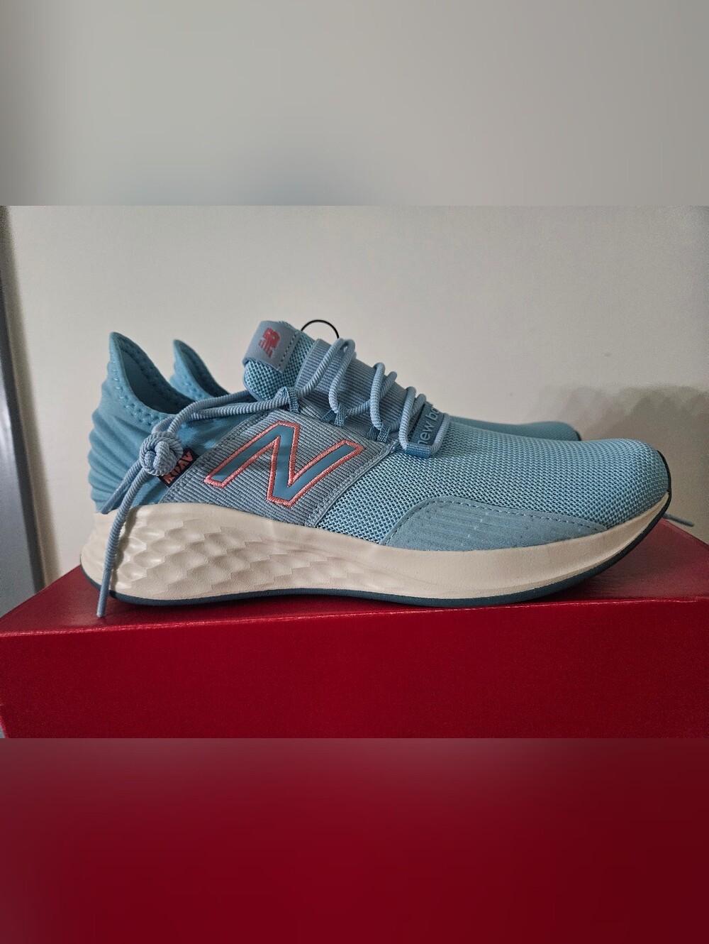 New Balance Kids 7 Roav Lace Shoes, New In Box, blue